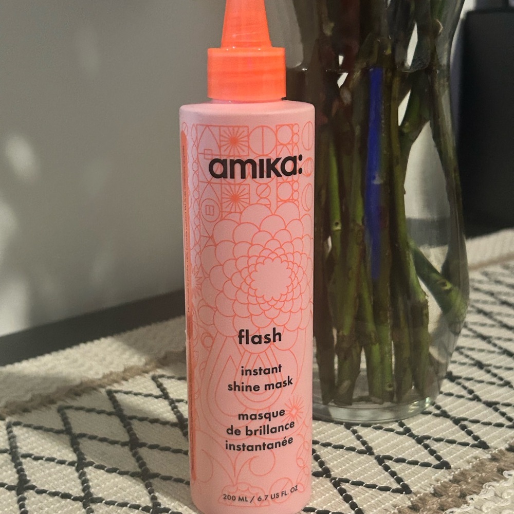 Amika Flash Instant Shine Mask - Vibrant Coral